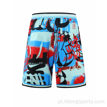 Shorts de basquete da moda masculino shorts esportivos de verão